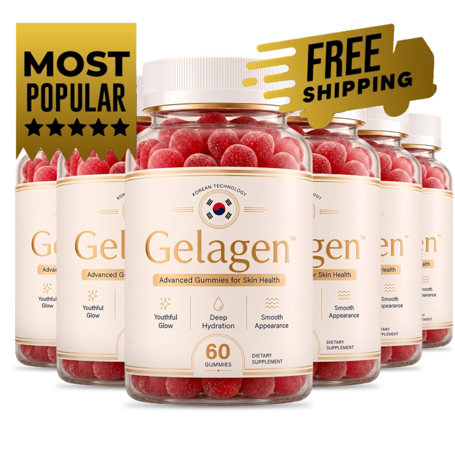 Gelagen beauty gummy bottles